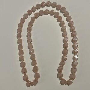 Pink Quartz 30” Necklace